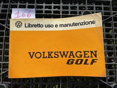 Libretto uso e manutenzione Volkswagen GOLF - 1978 - Originale  - Immagine 1 di 4