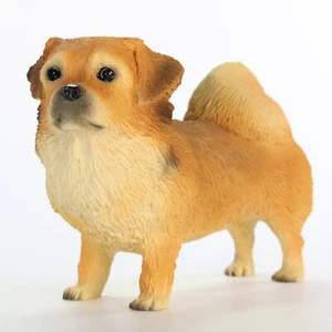 Tibetan Spaniel Figurine Hand Painted Statue - Picture 1 of 1