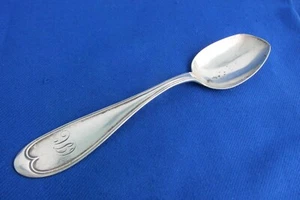 Vintage Sterling 925 Löffel Bigelow Kennard Co ovales Fadenmuster von Tante - Bild 1 von 8