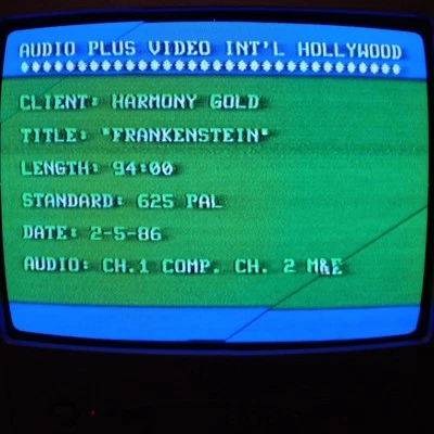 VHS PAL FRANKENSTEIN - Imagen 1 de 4