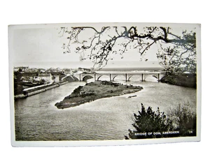 Postcard. Bridge of Don, ABERDEEN. R.P. Used. Slogan p/mark. VG. - Picture 1 of 2