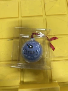 Pequeño adorno de bola azul de los Titanes de Tennessee D27 #3 - Imagen 1 de 2