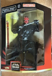 Sable de luz iluminado 11" DARTH MAUL Star Wars Episodio 1 Mega-coleccionable APLAUSOS - Imagen 1 de 9