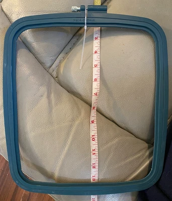 Plastic Embroidery Hoop No.4 280mm Square Frame Blue/Gray New #1 - Image 1 of 2