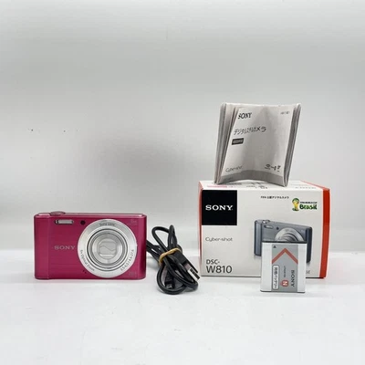 Sony Cyber-shot DSC-W810 Pink - Tested and Working, Made in Japan - Image 1 of 4