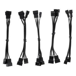 5 Pcs CPU -Adapterkabel Computer-CPU-Kabel Verlängerungskabel Für Lüfter - Afbeelding 1 van 12