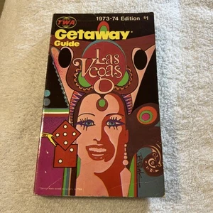 RareVINTAGE TWA GETAWAY GUIDE LAS VEGAS PAPERBACK 1971, 1973 - Picture 1 of 6