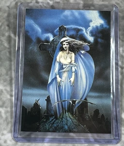Angels and Amazons Chris Achilleos Pin Up Trading Card #39 Birth of a Vampire - Bild 1 von 2