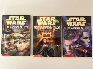 Vintage Star Wars Jedi Appreciate Book Lot 3 4 6 Scholastic Jude Watson - Foto 1 di 11
