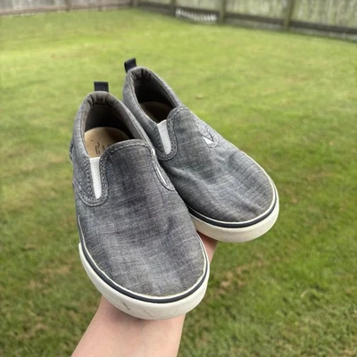 Zapatos sin cordones Gap Kids azules con blancos niños talla 11 usados en excelente estado algunos desgaste/manchas menores Foto 1 de 4