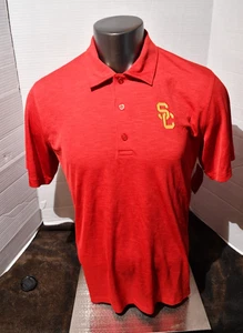 USC Trojans Trojan Apparel Polo Shirt Mens Large Red New with salesman Sample TG - Picture 1 of 4