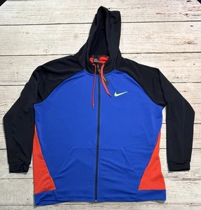 NWT Nike Dri-Fit Hoodie Sports Full-Zip 860465-481 Men’s Sz 3XL - Picture 1 of 14