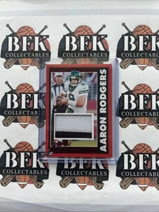 Aaron Rodgers 2024 Panini Pinnacle Encore Winning Materials 2 color patch /75 - Picture 1 of 2