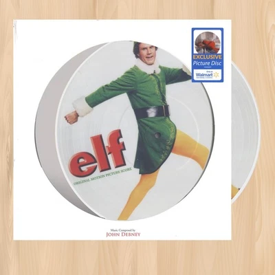 PICTURE DISC----  John Debney ELF Original Motion Picture Score WALMART LP  1212 - Image 1 of 3