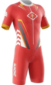 Triathlon Tri Suit Padded Suit Quick-Drying Cycling Skinsuit Large - Picture 1 of 3