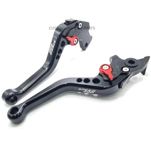Triumph Speed 400 2023-2025 Short Black Adjustable Clutch & Brake Levers - Picture 1 of 6