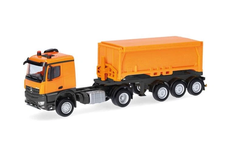 HERPA, MERCEDES BENZ Arocs 4x2 con container 3 assi, 1/87,  HER318549 - Immagine 1 di 1