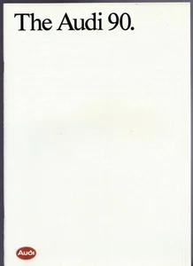 Audi 90 1990-1991 UK Market Sales Brochure 2.3E, SE, 20v, Quattro, Sport - Picture 1 of 3