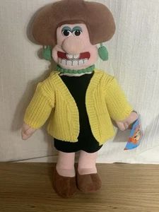 Vintage Wallace And Gromit Wendolene Plush Soft Toy 1989 teddy BRAND NEW W TAG - Picture 1 of 8
