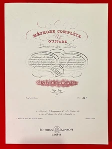 Matteo Carcassi - Methode Complete Pour La Guitar - Picture 1 of 2