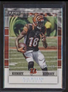 2017 PLAYOFF KICKOFF /299 AJ GREEN BENGALS - Picture 1 of 1