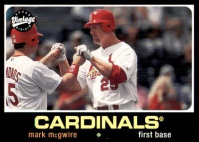 2002 Upper Deck Vintage #154 Mark McGwire St. Louis Cardinals - Image 1 of 2