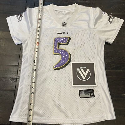 Camiseta deportiva para mujer Baltimore Ravens Joe Flacco Reebok talla mediana Foto 1 de 4