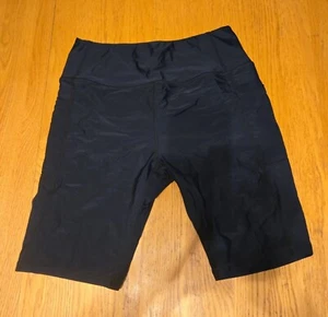 Womens large black biking shorts new - Picture 1 of 5