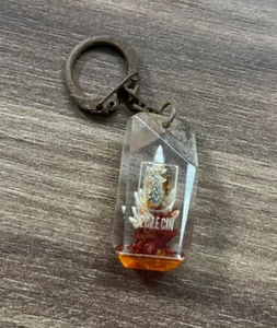 Vintage Stettin Bernstein Harz Schlüsselanhänger Polen Souvenir Sammlerstück Retro - Bild 1 von 3