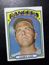 1972 Topps Baseball Casey Cox #231    Nice Vintage *FAST SHIP*