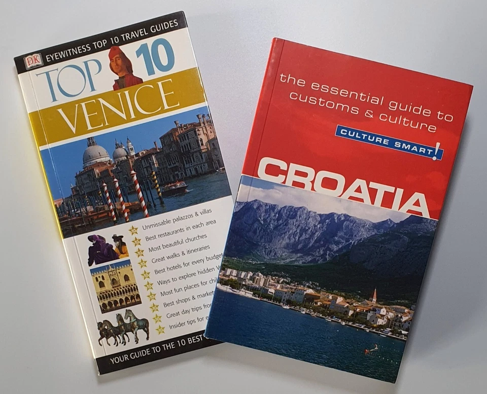 CROATIA Customs & Culture + DK Eyewitness Top 10 VENICE Travel Guide Books - NEW - image 1 of 4