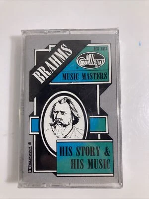 Brahms Allegro Music Masters His Story & His Music Cassette Tape ACS 8513 - Image 1 of 3