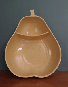 Vintage Chip & Dip gelb gesprenkelte Birne von Pfaltzgraff USA Sommer Servieren - Bild 1 von 6