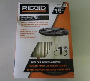 RIDGID MODEL VF4000 STANDARD FILTER - Picture 1 of 1