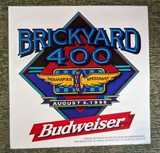 Vintage 1995 4.5" Budweiser Brickyard 400 Decal Sticker Indianapolis Speedway