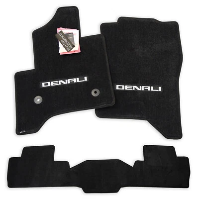 2015-2019 GMC Sierra Denali Floor Mats Crew & Double Cab 2500 3500 Premium 32oz - Image 1 of 4