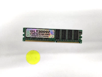 ULTRA 512MB DDR2 RAM  UT30092 PC2700 333 MHz - Image 1 of 3