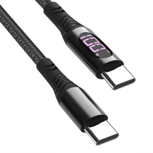 100W USB-C to USB-C Fast Charging Cable Type C Quick Charging Cord Data SYNC - Picture 1 of 13