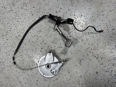 2014 Yamaha V Star 250 Xv250 conjunto de freio traseiro pedal tambor - Imagem 1 de 4