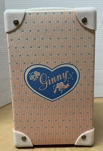Vintage 1987 Pink Ginny Doll Clothes Case Trunk Closet Suitcase Vogue Dolls D5 - Picture 1 of 11