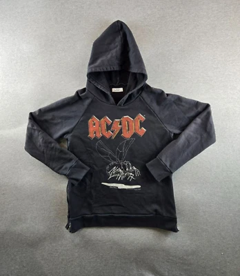 Sudadera con capucha para mujer Lauren Moshi ACDC Fly On The Wall cremallera lateral talla S. Terry francés Foto 1 de 4
