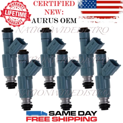 6x Inyectores de combustible Aurus 1999 nuevos OEM 3,0 L V6 0280155849 Foto 1 de 4