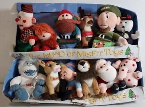 2000 Prestige Rudolph the Red Nosed Reindeer Island of Misfit Plush Complete Set