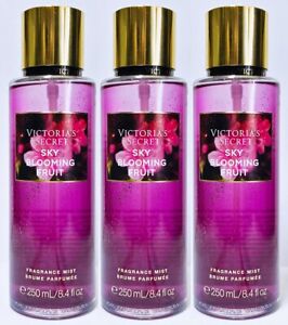 3 Victoria's Secret SKY BLOOMING FRUIT Fragrance Mist Body Spray Perfume 8.4