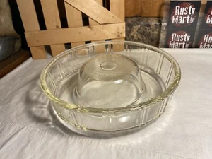 Vintage Queen Anne ~ Moule à gelée à gâteau en verre à cuire - Photo 1 sur 7