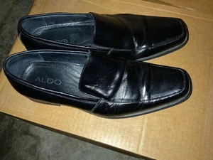 Aldo square toe men’s dress loafers Size 13 - Picture 1 of 6