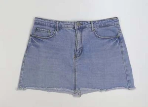 FOREVER 21 Womens Blue Cotton Blend Hot Pants Shorts Size W31 - Picture 1 of 12