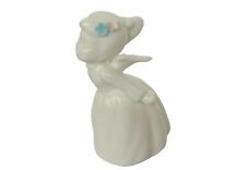 Porcelain Angel Figurine fine bone china vtg floral Christmas decor gift kisses