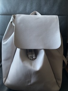 zara white backpack