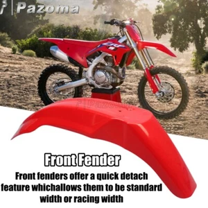 Dirt Bike Front Fender For Honda CR 125R CR250R CR500R CRF 100F CRF230F CRF450R - Picture 1 of 3